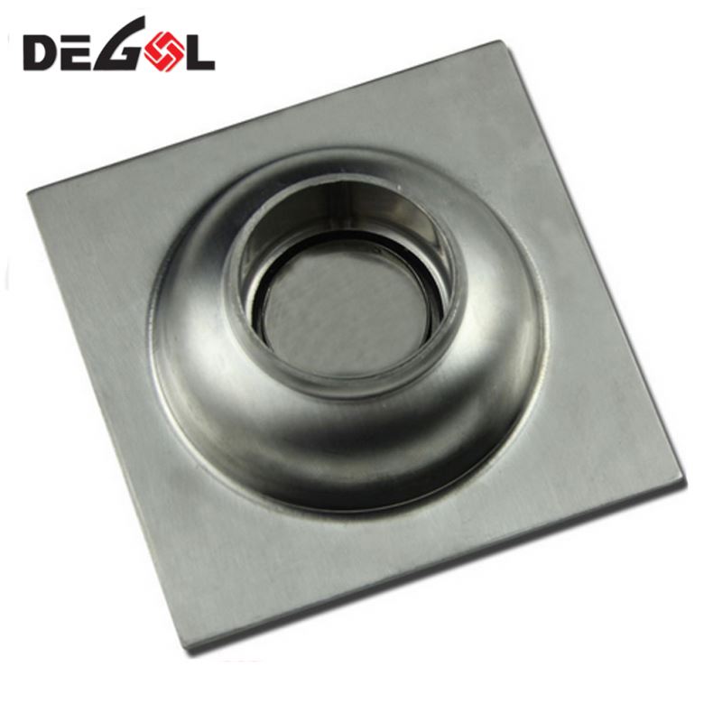 Tirador de puerta con pasador Rejilla de drenaje de piso de acero inoxidable negro Rejilla