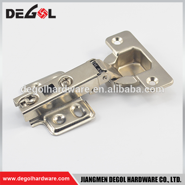 Diapositiva de precio más barato de fábrica de China en bisagras de gabinete de cocina de superposición completa de copa suave de 35 mm