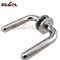 Manija de puerta de acero inoxidable 304 de aleación de aluminio o zinc dorado con juego de cerradura