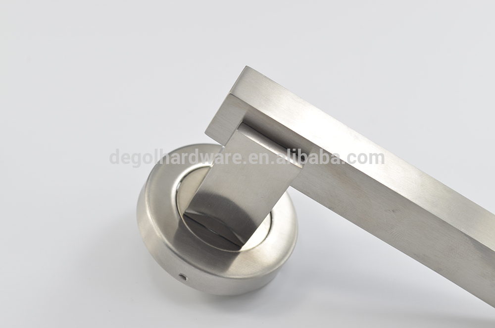 Manija de la palanca de la puerta cerradura de la puerta manijas sólidas tipo venta caliente manijas de puerta de metal hechas en china