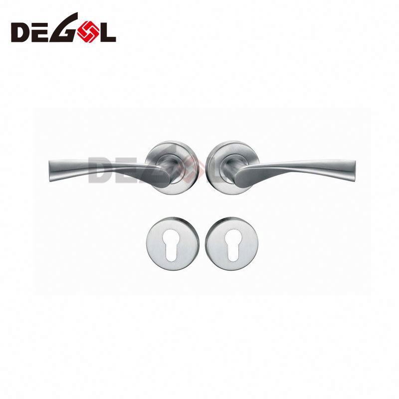 manija de puerta de zinc exterior de hardware de construcción de lujo