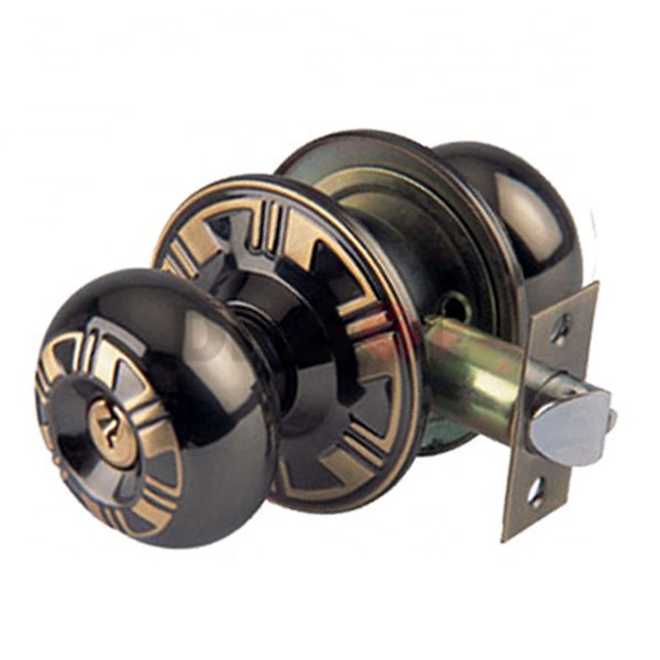 Sistema de bloqueo de pomo de puerta de alta calidad con llave de latón