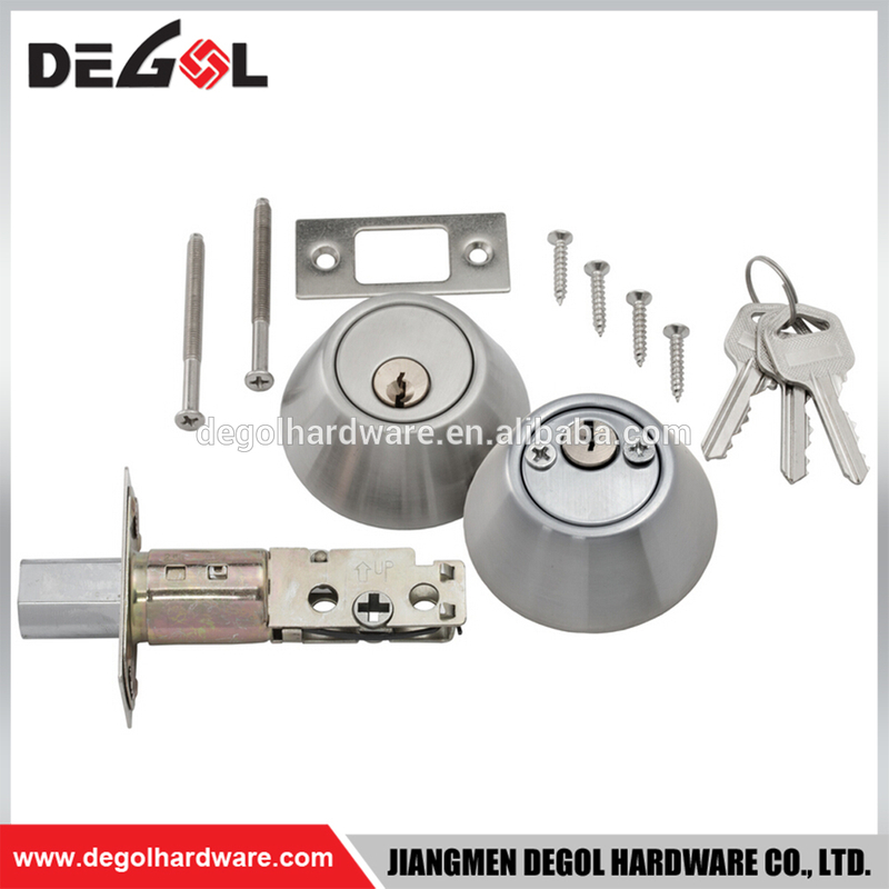 Nuevo diseño de aleación de zinc cerradura de cerrojo de cilindro de doble cara