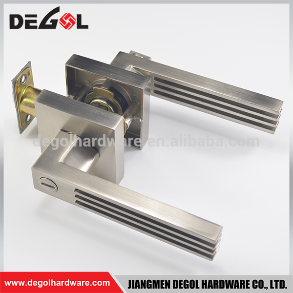 Cerradura de manija de puerta de alta seguridad cerradura de seguridad de puerta de oficina de aleación de zinc sólida cuadrada sólida