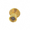 Mirilla de puerta de latón latonado/cromado