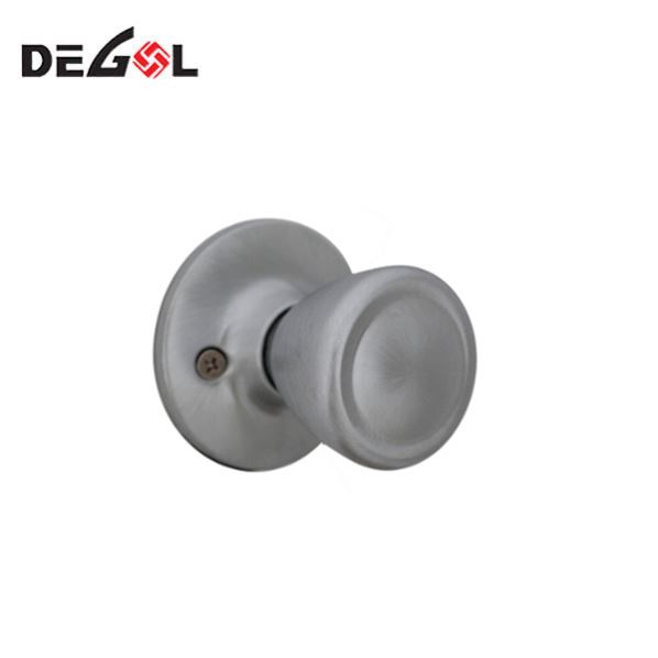 Perillas de puerta de buena calidad Latón antiguo Bola de madera Níquel satinado Sin terminar