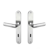 Palancas de puerta minimalistas modernas de 245*45*10*1,0 MM Manijas de puerta de acero inoxidable (SUS 304)