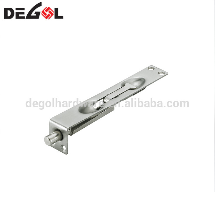 Tipos al por mayor de China de perno de seguridad de puerta corredera oculta de acero inoxidable