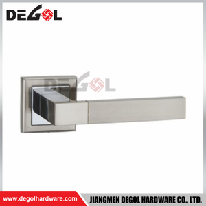 Manija de puerta de aleación de zinc LH1042 para puerta de acero