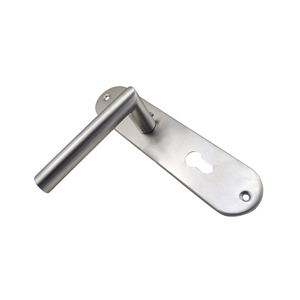 Manija de palanca de zinc para puerta de venta caliente en la placa posterior