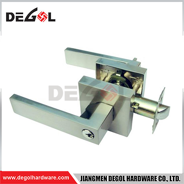 BDL1172 Manija de cerradura de puerta con código de palanca cilíndrica de estilo americano al por mayor para entrada, baño y paso