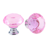 CK001 Perillas de puerta de cristal, manija de muebles para cajón de gabinete de diamante, perilla de cocina
