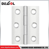 Bisagras de puerta de acero inoxidable plateado 304 de 3*2,5 pulgadas suministradas en China 