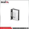 YC101 Bisagras de puerta de vidrio Cromo satinado Negro