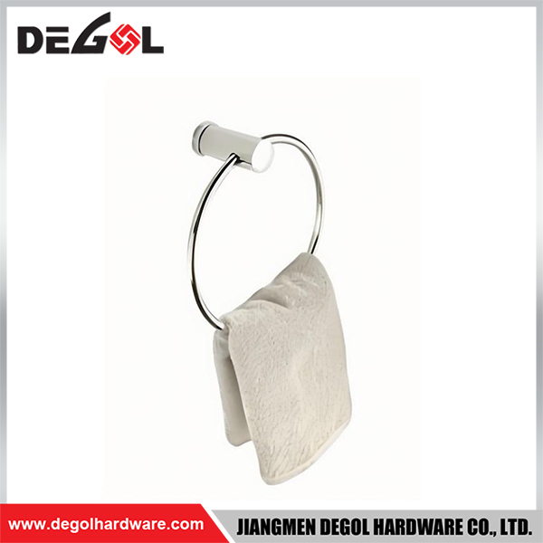 TR1005 Accesorios de baño modernos de acero inoxidable 304, anillo colgante de toalla a prueba de herrumbre para hoteles, barra de toalla de baño de lujo