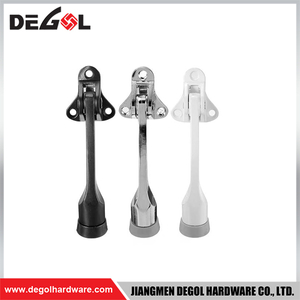 DS1044 Fabricante al por mayor de herradura superior de acero inoxidable aleación de zinc puerta de herradura soporte de puerta superior tapón de puerta de bloqueo de pie