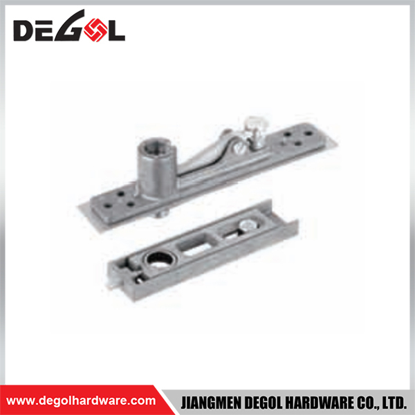 YE223 Herraje para puerta de cristal cromado satinado negro