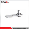 YE217 Herraje para puerta de cristal cromado satinado negro