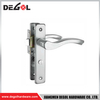 SL1022 Cerradura de puerta corredera de aluminio, moderna y lujosa, estrecha, de 85 mm, contraseña, impermeable, para exteriores, con aplicación TTlock, doble puerta 