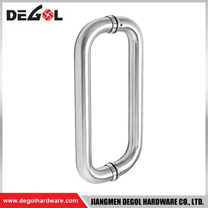 Manija de puerta de cristal del tirón interior del acero inoxidable de los accesorios modernos del cuarto de baño DP1042