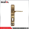 Cerradura de puerta cuadrada de aluminio y Zinc de alta calidad LP1012, conjunto de cerradura de puerta con manija de Panel y llaves