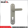 Cerradura de puerta cuadrada de aluminio y Zinc de alta calidad LP1011, conjunto de cerradura de puerta con manija de Panel y llaves