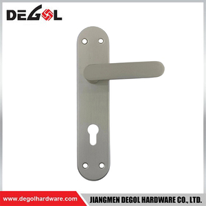 Cerradura de puerta cuadrada de aluminio y Zinc de alta calidad LP1011, conjunto de cerradura de puerta con manija de Panel y llaves