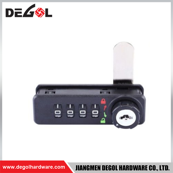 DL0045 Herrajes para muebles Cerradura Passward Cerradura de cajón de montaje lateral con llave