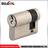 Cilindro de cerradura doble abierto de zinc de 70 mm sin giro fabricado en China