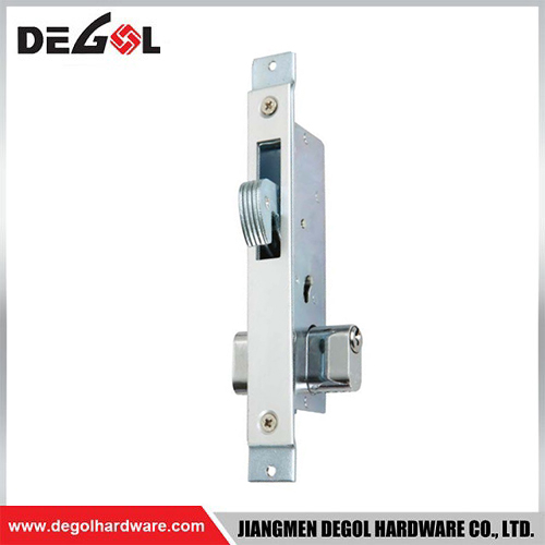 Cuerpo de cerradura de perno de una sola puerta de acero inoxidable plateado CC2085mm