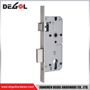 CC2085mm; CC4585mm Cuerpo de cerradura de doble perno de acero inoxidable plateado fabricado en China
