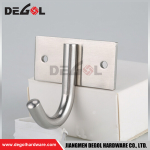 CH1003 gancho para puerta Nuevo producto Diseño de acero inoxidable Comprar Hardware gancho de pared con tornillo, gancho Gancho para baño, gancho de pared con tornillo Producto en herrajes para puertas Degol