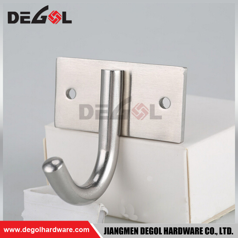 CH1003 gancho para puerta Nuevo producto Diseño de acero inoxidable Comprar Hardware gancho de pared con tornillo, gancho Gancho para baño, gancho de pared con tornillo Producto en herrajes para puertas Degol