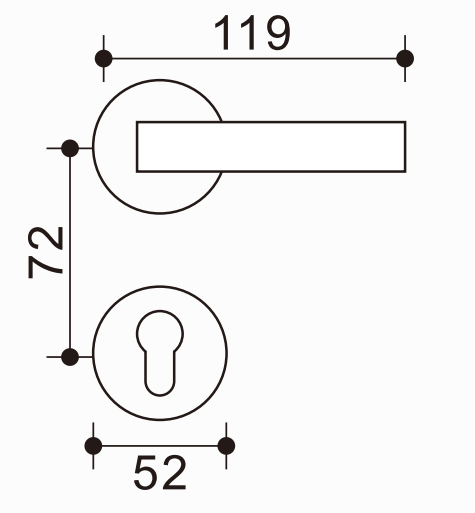 Elegante tirador de puerta de zinc y aluminio, aleación de primera calidad, realza el estilo de tu puerta