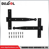 Bisagra resistente con correa para puerta en T, herrajes para puerta de madera para patio al aire libre