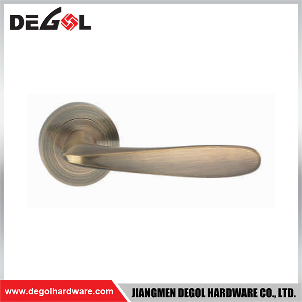 Manija de puerta mate gloden moldeada de precisión de aleación de zinc de aleación de aluminio, hecha en China