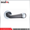 Manijas de puerta de fundición de precisión personalizadas negras de aleación de aluminio y aleación de zinc, producidas en China