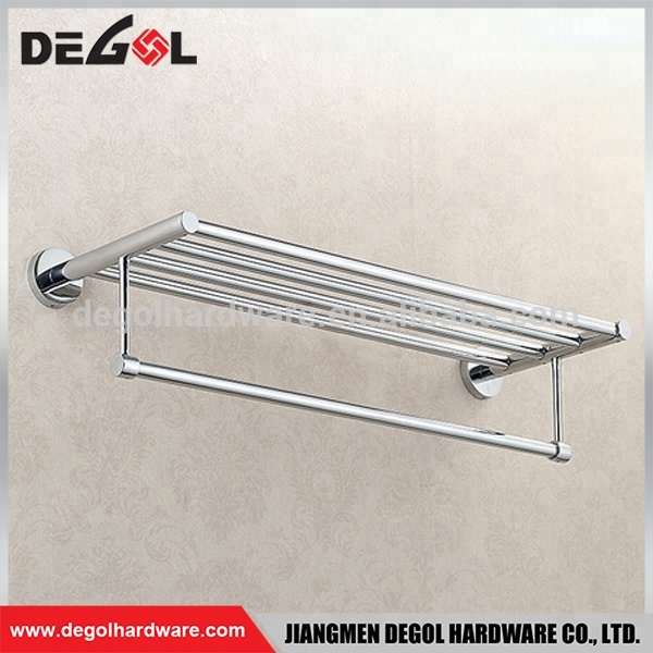 Toallero plegable de acero inoxidable de doble capa para baño