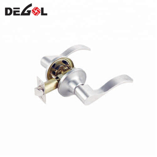 Manija de puerta de doble cara de aleación de zinc cerradura de puerta sin llave