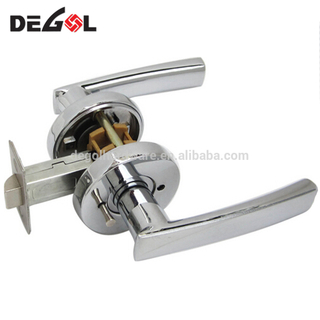 Aleación de zinc doble asa sin llave de la puerta del baño manija cerradura partes