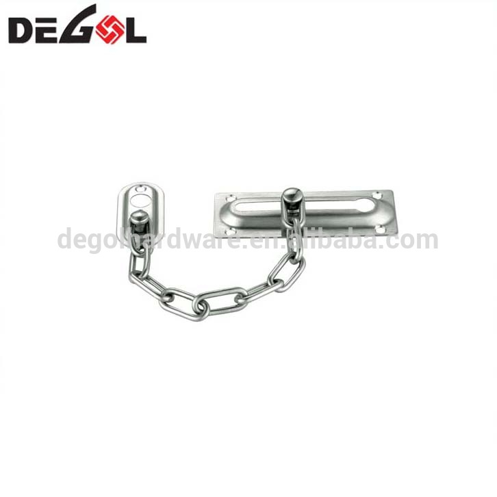 Protectores de puerta de seguridad de cadena de puerta de aleación de zinc para tope de puerta de cadena de casa