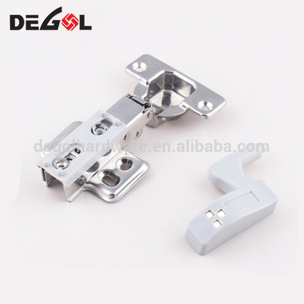 Bisagra de acero inoxidable para armarios de cocina con luz LED