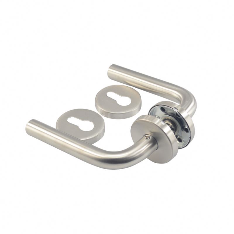Nuevo tipo de cerradura de manija de puerta de paso de acero inoxidable con luz LED