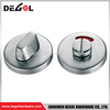 Cerradura indicadora de puerta de inodoro con perilla tubular de acero inoxidable TT1008
