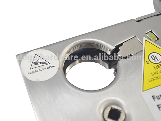Cerradura de puerta de embutir para trabajo pesado con aprobación UL de estilo americano