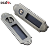 Cerradura de puerta estrecha de embutir, cerradura de puerta corredera para tirador de puerta de madera, cerradura deslizante