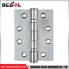 Bisagras de puerta de acero inoxidable plateadas de 4*3 pulgadas suministradas en China