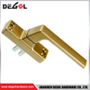 Accesorios de puerta con manija de ventana abatible de perfil bajo de aluminio