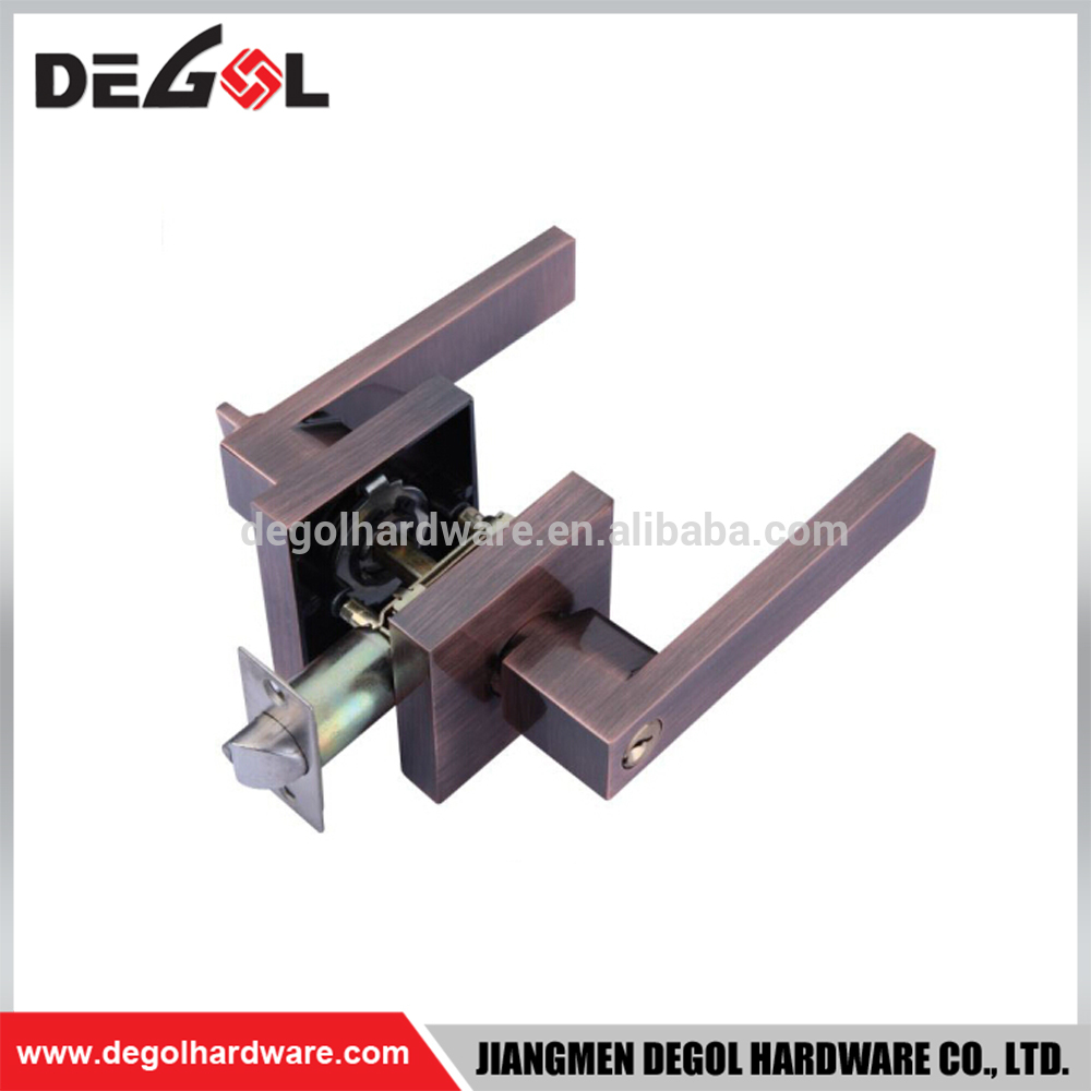 Cerradura de puerta de zinc popular lengüeta cerradura de puerta alemana sin mango