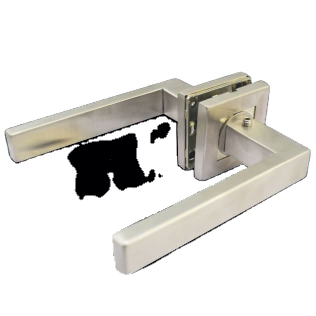 Manija de puerta de cubierta cuadrada de acero inoxidable